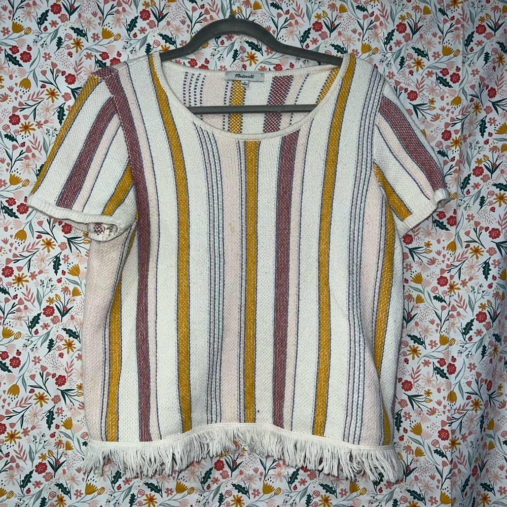 Madewell colorful crop top